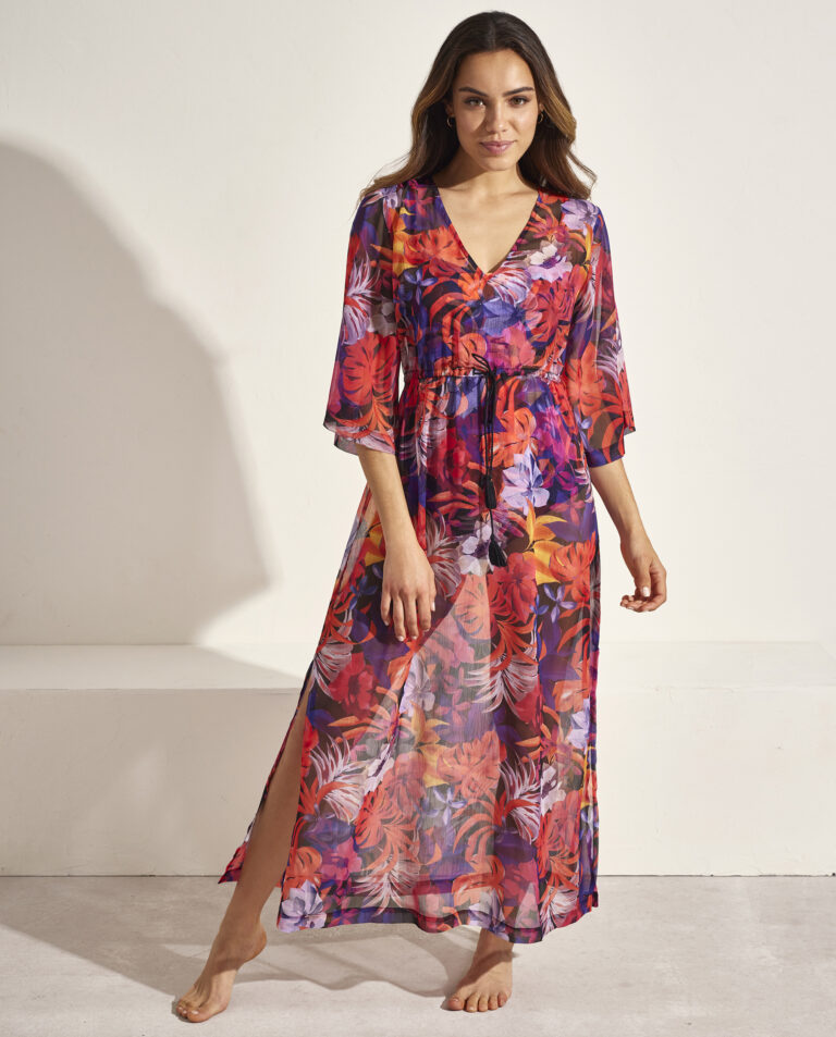 Rochie de plajă SELMARK multicolor