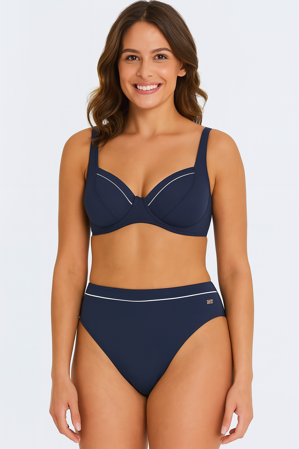 NATURANA ESSENTIALS Costum de baie bleumarin