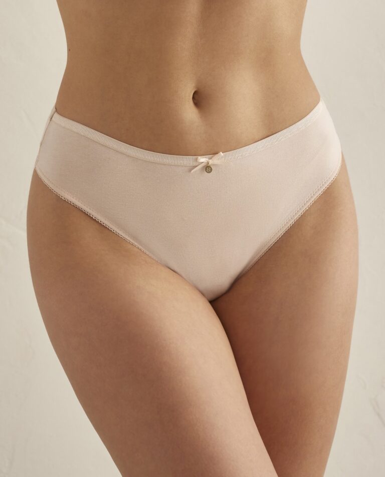 Set 2 chiloți tai SELMARK negru&nude