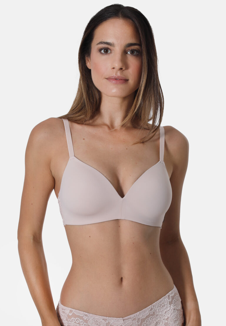 Sutien cu burete fără armătură SASSA nude