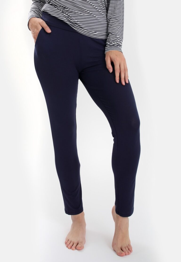 Pantaloni de pijama SASSA bleumarin