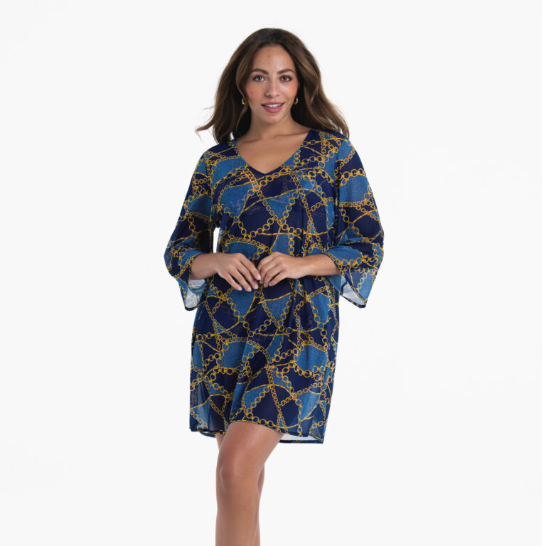 Rochie de plajă ROSA FAIA SEA CHAINS multicolor