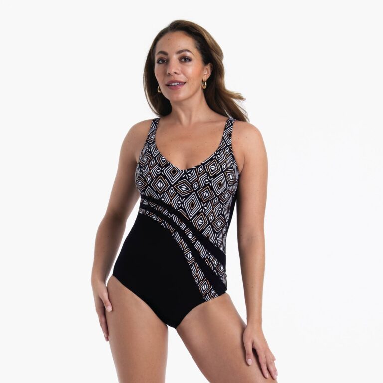Costum de baie întreg fără armătură ANITA TRIBAL GLAM multicolor