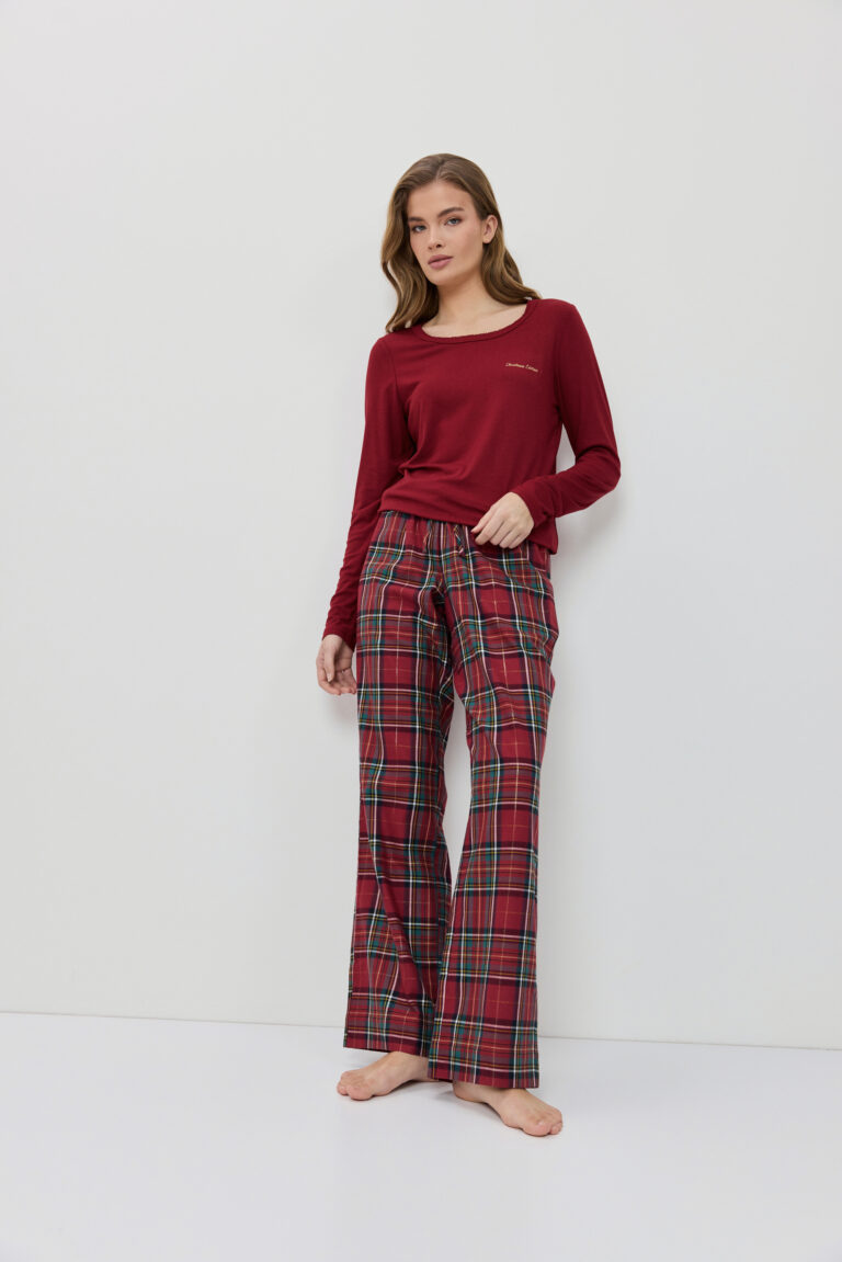 Set Pijama Chrissy ARUELLE vișiniu