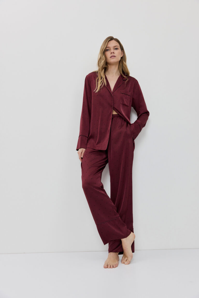 Set Pijama Tessara ARUELLE vișiniu